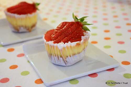 Cheesecake vanille & fraises