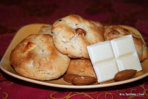 Cookies chocolat blanc & amandes