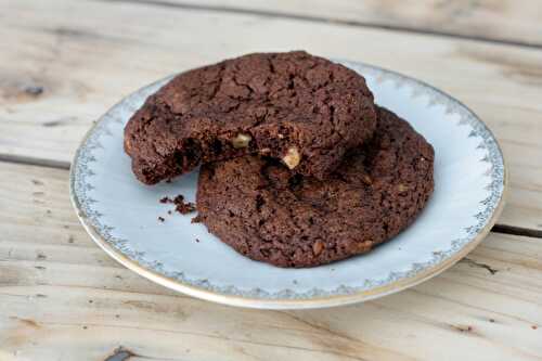 Cookies tout chocolat & noix