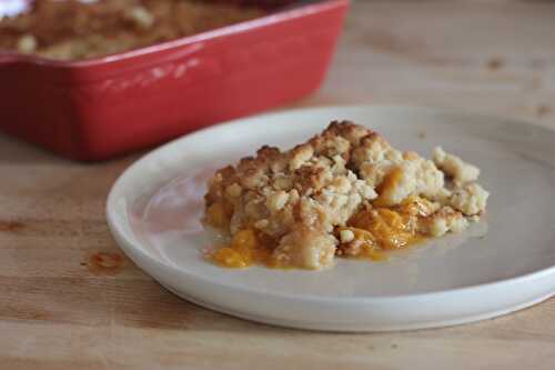 Crumble aux mirabelles