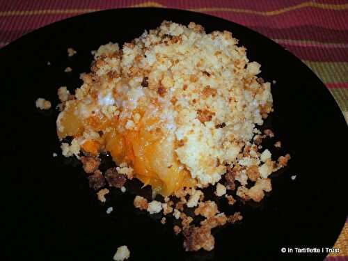 Crumble pommes & abricots