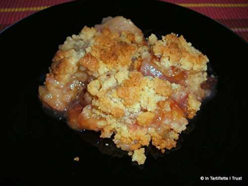 Crumble pommes & prunes