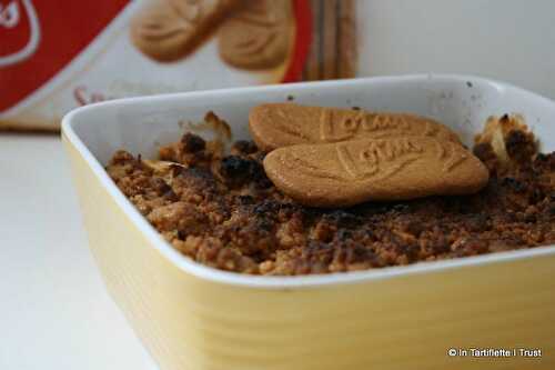 Crumble pommes & spéculoos