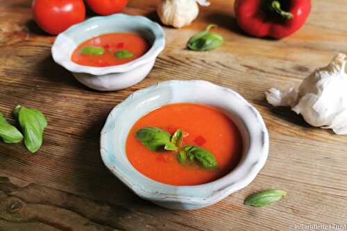 Gaspacho de tomates et poivrons - In Tartiflette I Trust