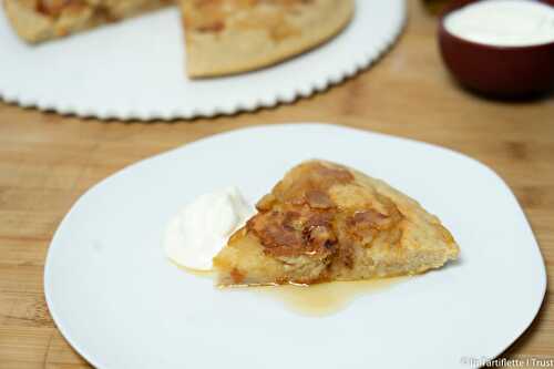 Gâteau aux pommes à la poêle