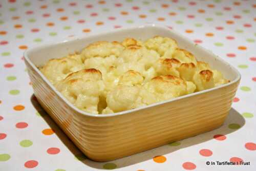 Gratin de chou-fleur aux 2 fromages