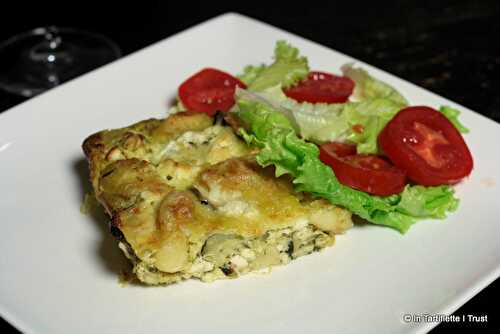 Gratin de gnocchis aux courgettes, pesto & feta