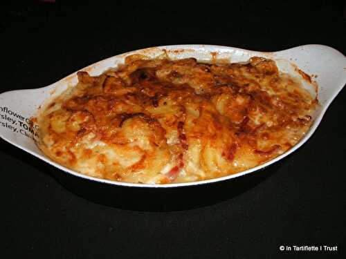 Gratin de pommes de terre aux lardons & tomme de brebis