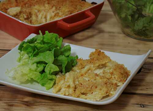 Mac and cheese - gratin de macaroni au cheddar