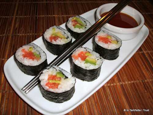 Makis pamplemousse & avocat