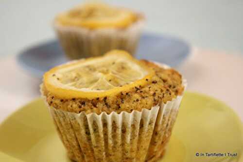 Muffins au citron & graines de pavot