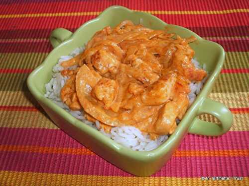 Poulet curry-paprika