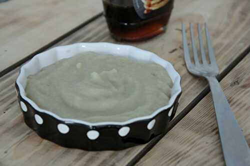 Purée de topinambours au sirop d'érable