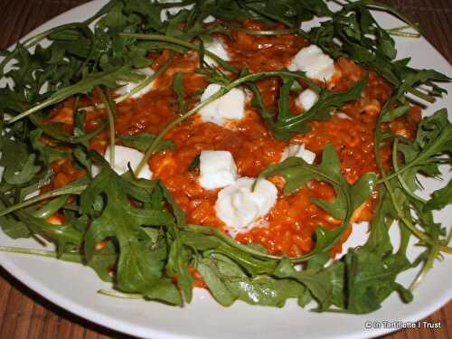 Risotto tomate & mozzarella