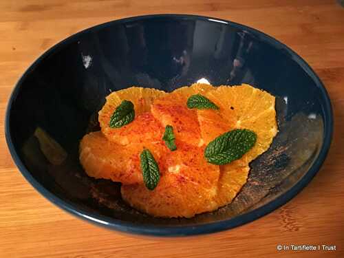 Salade d'oranges à la cannelle & fleur d'oranger