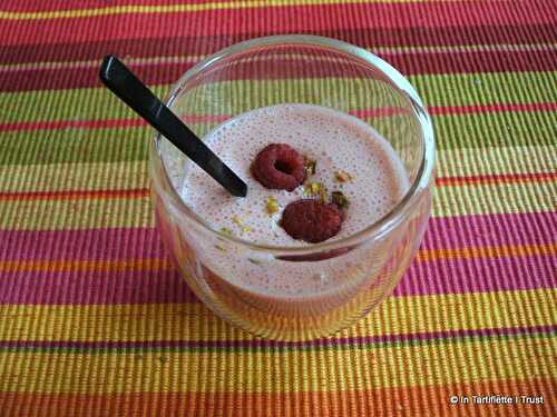 Smoothie framboise & pistache