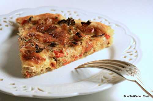 Tarte au chou braisé & Saint-Nectaire