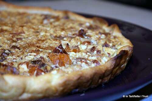 Tarte aux abricots secs, dattes, amandes & noix