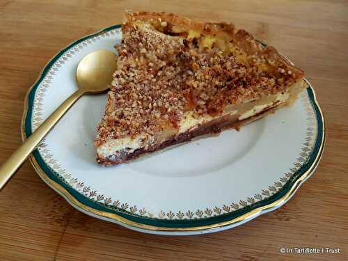 Tarte aux poires & chocolat de Thiebault