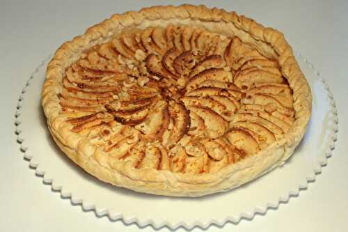 Tarte aux pommes, noisettes & zestes d'orange de Chantal