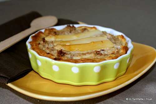 Tartelettes au thon, fromage frais & asperges blanches