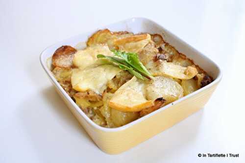 Tartiflette au tofu fumé