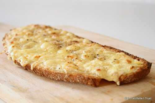 Tartine gratinée au fromage