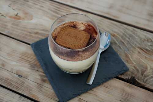 Tiramisu café spéculoos en verrines