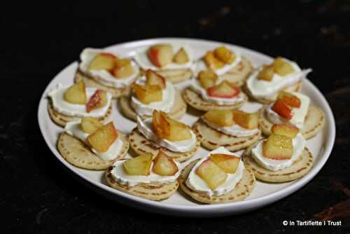 Toast aux pommes & chèvre