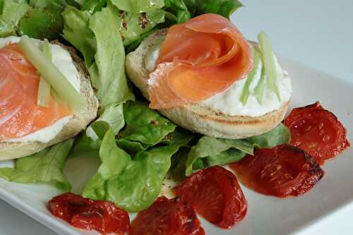 Toast de saumon fumé à la crème de raifort