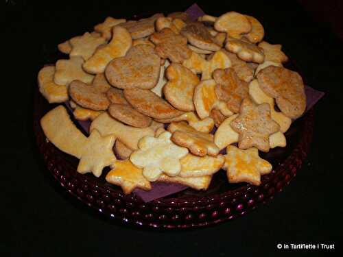 Trio de biscuits de Noël vanille, citron & épices