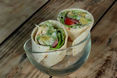 Wraps aux avocats, mini épis de maïs & parmesan