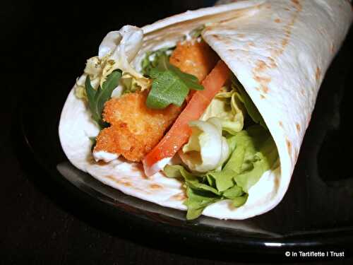 Wraps aux nuggets de poisson