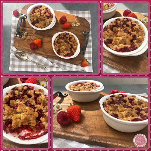 Crumble spéculos/fruits rouges