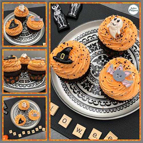 Cupcakes chocolatés d’Halloween 👻🧙🏼‍♀️🦇