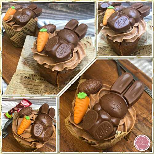 Cupcakes tout chocolat de Pâques 🐰