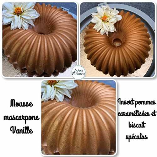 Entremet pomme/vanille/spéculos 🍎