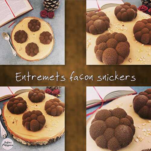 Entremets façon snickers 🍫🥜