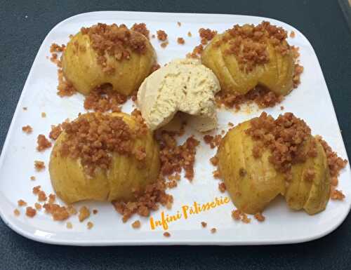 Pommes Hasselback façon crumble 🍏