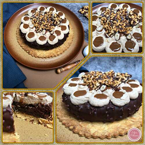 Tarte Brownie noisette 🍫