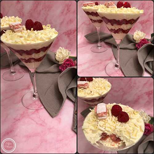 Tiramisu framboise et biscuits roses de Reims