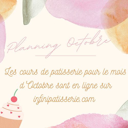 Ateliers Octobre 🍂🧁