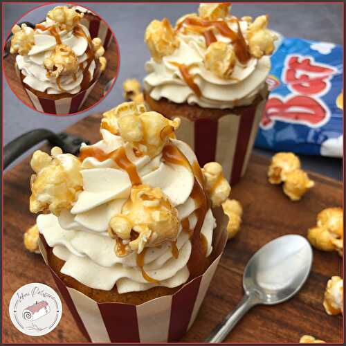 Cupcakes caramel et pop corn