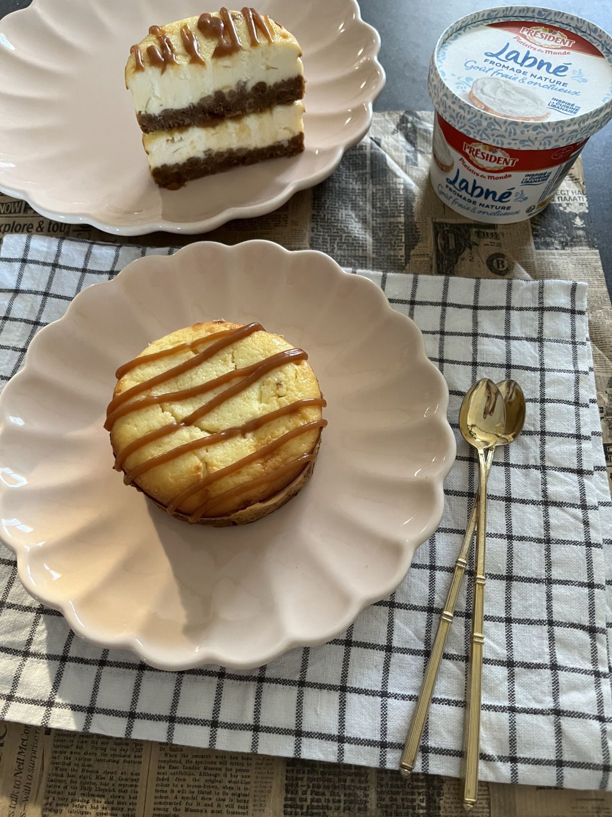 Cheesecake au caramel 