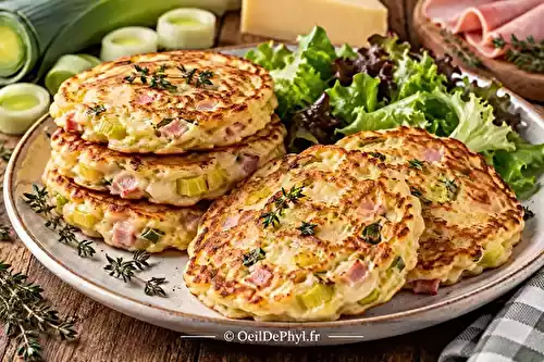 Pancakes salés aux légumes
