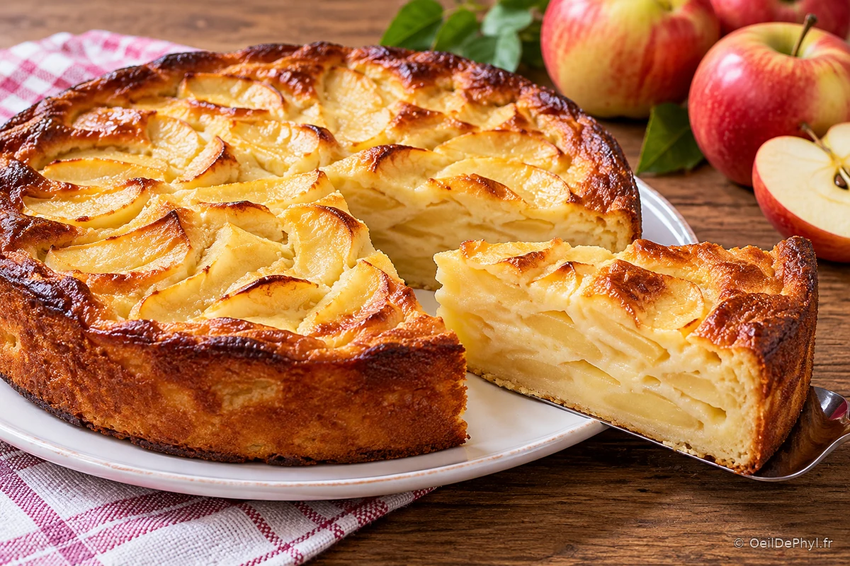 Far aux pommes léger