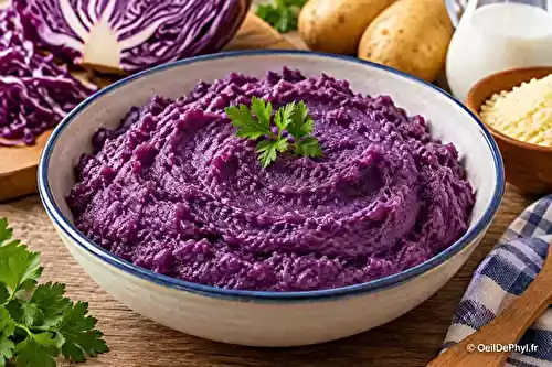Purée de choux rouge