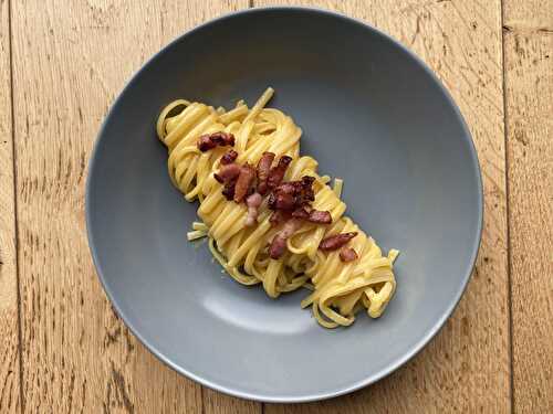 La véritable recette des pates à la carbonara Italienne