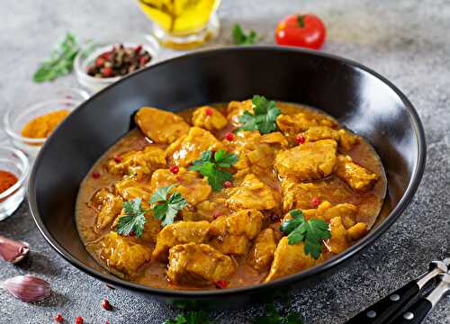 Curry de poulet indien