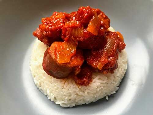 Rougail Saucisse Traditionnel